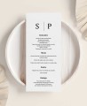 Elegant wedding menu minimal collection Tokyo
