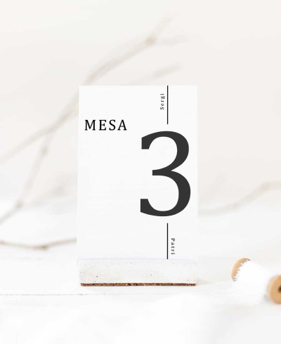 Numero di tavoli per matrimoni collezione minimale Tokyo