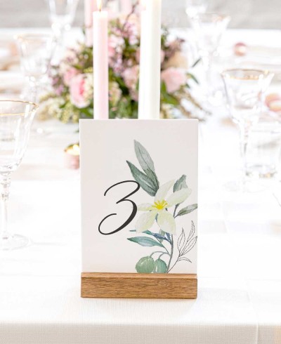 Numero di tavoli per matrimoni collezione ulivo e fiori d'arancio