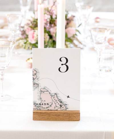 Planificateurs de table pour mariages Carte d’avion