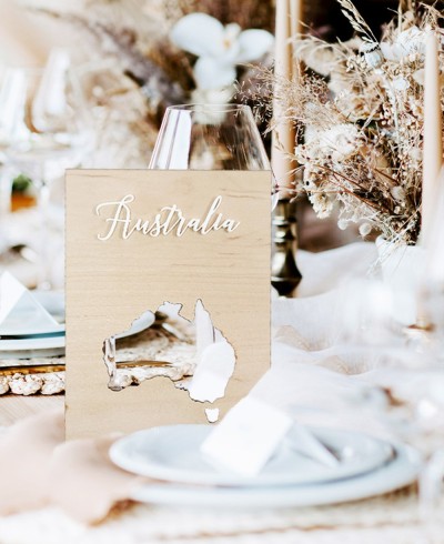 Números de mesa rígidos para bodas