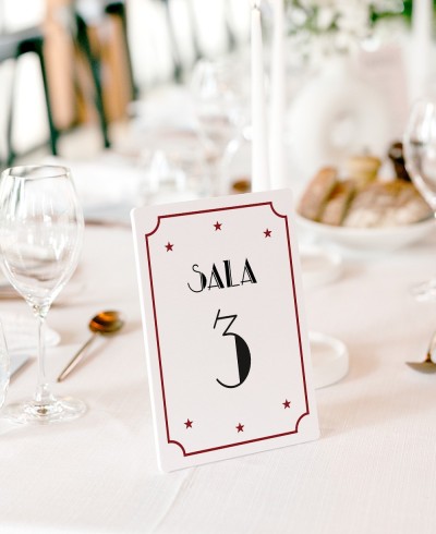 Numero di tavoli per matrimoni collezione cinema