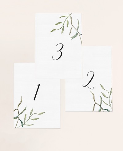 Olive Hochzeitstisch Nummer