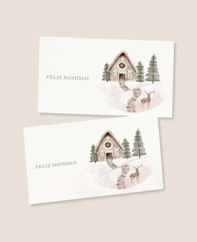 Rechteckige Aufkleber für Weihnachtsgeschenke