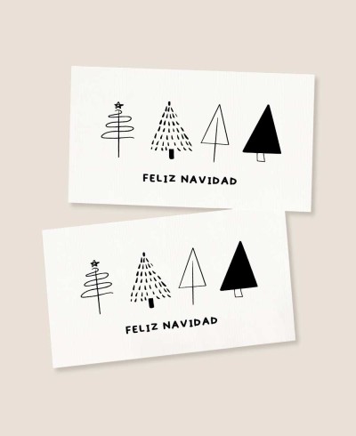 Horizontaler Aufkleber für Weihnachtsgeschenke