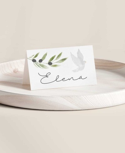 Espaço reservado dobrado para coleção botânica de comunhão