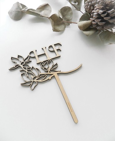 Top View Cake Topper für Hochzeiten