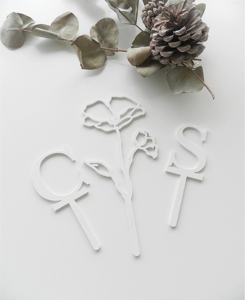 Top View Cake Topper für Hochzeiten