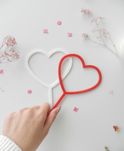 Vista superior cake topper