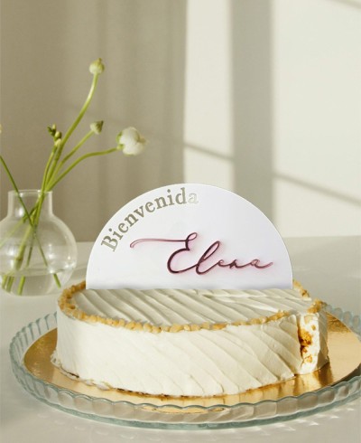 Panoramica cake topper personalizzato
