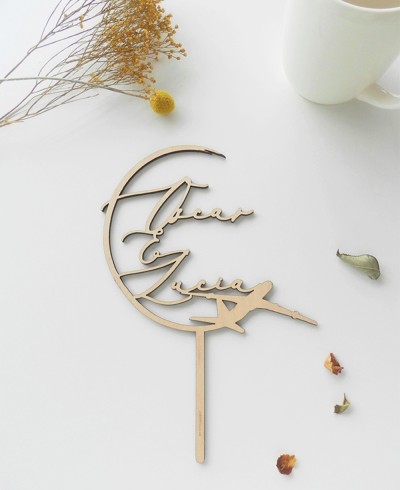 Top View Cake Topper für Hochzeiten