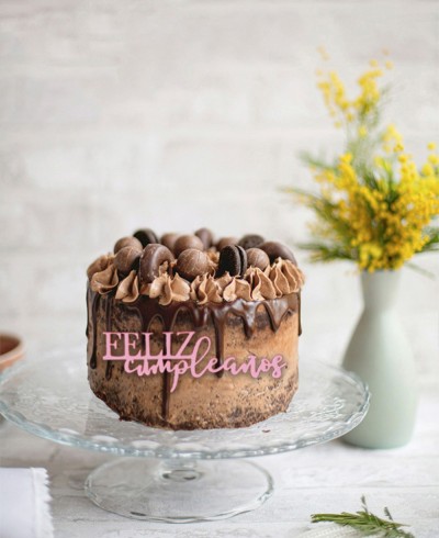 Overview Cake Topper Front Happy Birthday