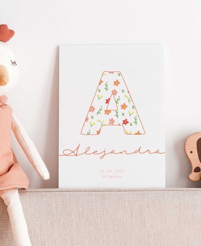 Invito per i fiori del battesimo iniziale