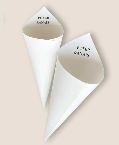 Conos de pétalos para bodas Berlín