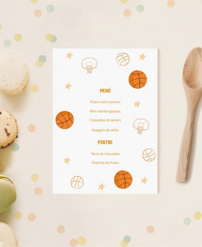 Minutes pour les anniversaires des enfants, le sport, le basket-ball