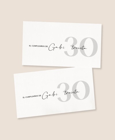 Pegatinas rectangulares para cumpleaños clásica