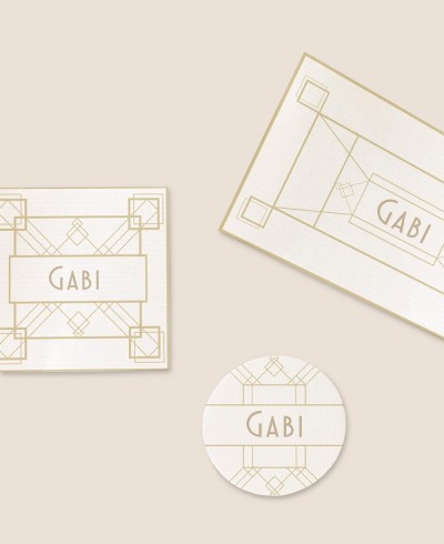 Formatos pegatinas para detalles de cumpleaños Gran Gatsby