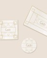 Formatos pegatinas para detalles de cumpleaños Gran Gatsby