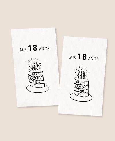 Autocollants verticaux pour anniversaires pastel