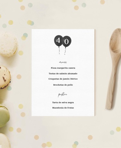 Minutes pour les anniversaires d’adultes ballons