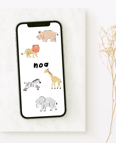 Digitale Geburtstagseinladung Tiere Dschungel