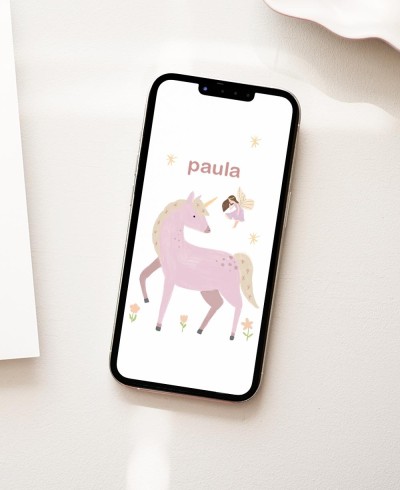 Digital Birthday Invitation, Princesses, Unicorn and Fairy