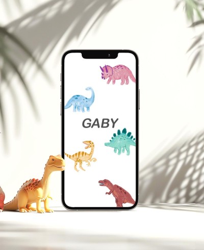 Digitale Dinosaurier-Geburtstagseinladung