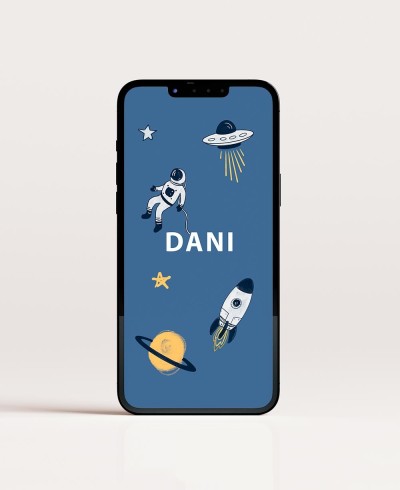 Digital Birthday Invitation Space