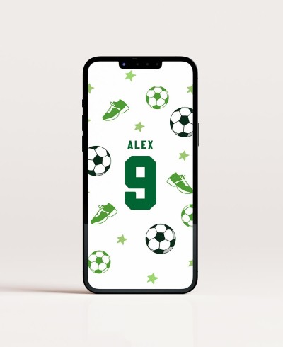 Convite digital para aniversário, esportes, futebol
