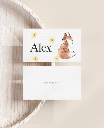 Markierung der Taufstelle im Wald