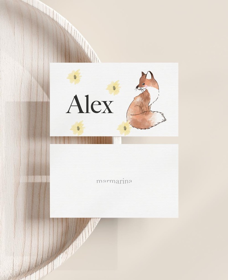 Markierung der Taufstelle im Wald