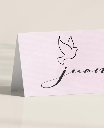 Zoom-Tischpositionen für Taufen rosa Aquarell