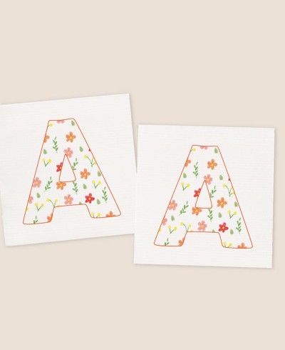 Quadratische Aufkleber für Ersttaufen Flugzeugblumen