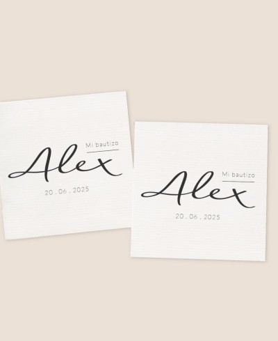 Quadratische Aufkleber für typografische Gänseblümchen Taufen