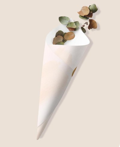 Cono di caramelle battesimo nudo classico