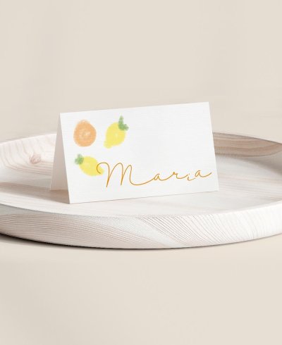 Segnaposto piegato per la raccolta della frutta della comunione