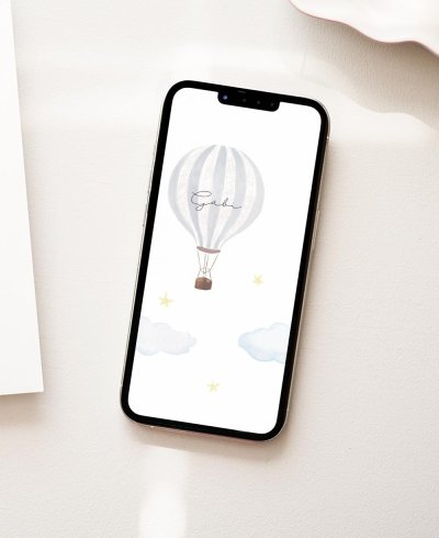 Invito alla Comunione Digitale Palloncino Cielo