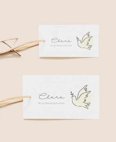 Tamaños etiquetas rectangulares niños