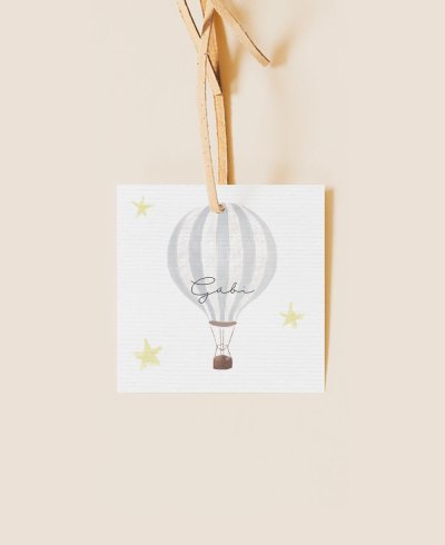 Quadratisches Etikett für Details zur Himmelskommunion