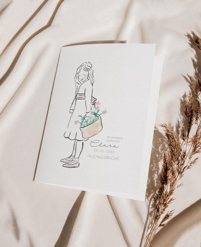 Ritratto Promemoria Comunione Personalizzato