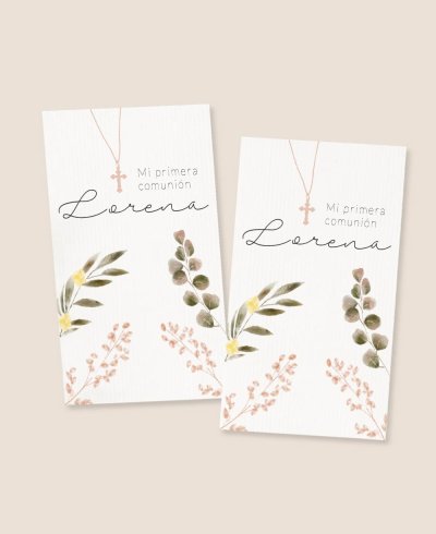 Autocollants rectangulaires verticaux croix de communion