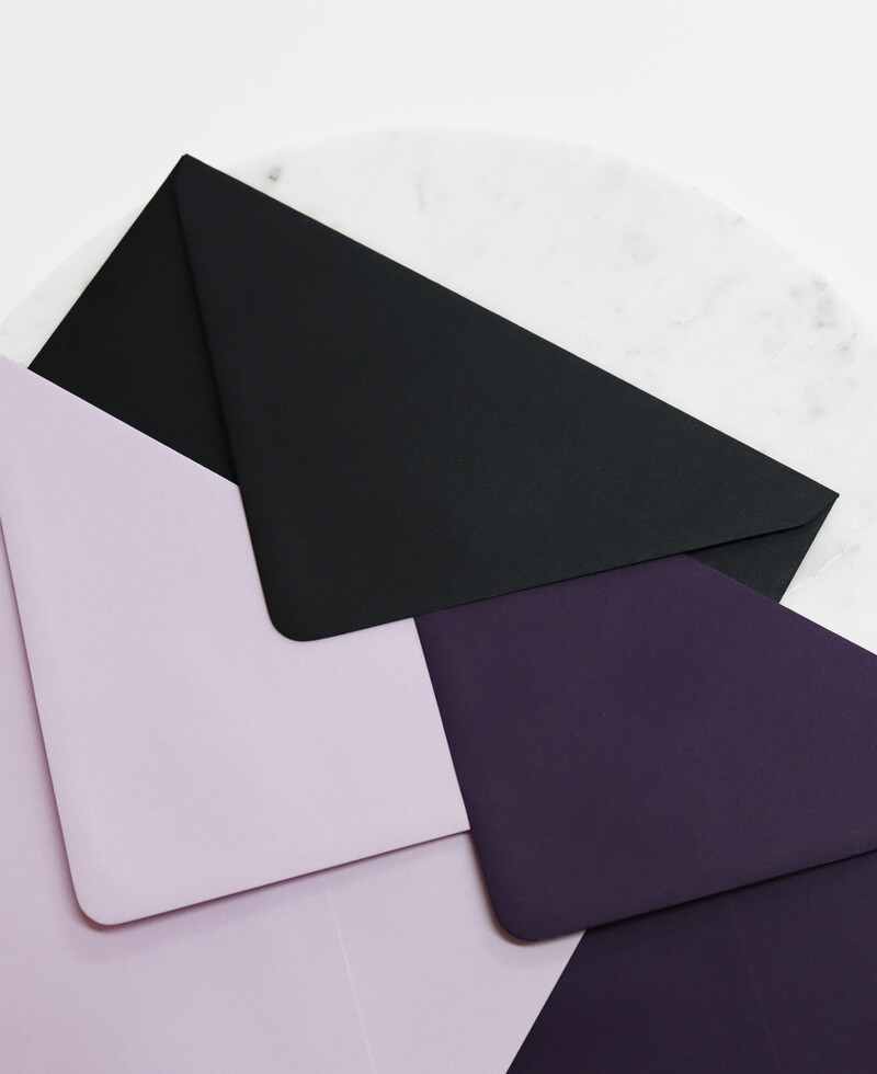 Enveloppe Noir Onyx C5 | Marmarina