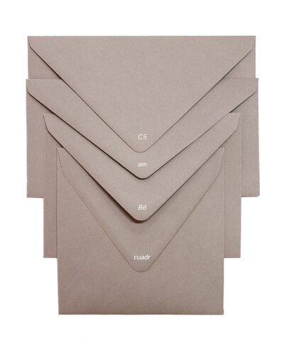 Enveloppe Noir Onyx C5 | Marmarina