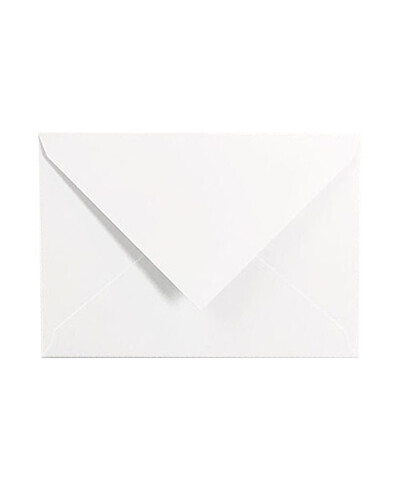Enveloppe Ministro B6 Blanc Neige | Marmarina