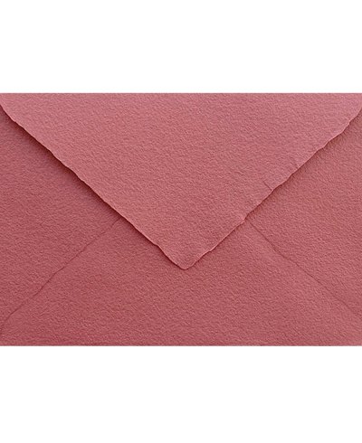 Handgemachte Vintage Rosa Umschlag C5 | Marmarina