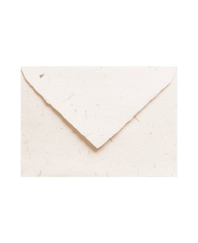 Copeaux de paille faits à la main B6 Enveloppe de ministre pour invitations | Marmarina