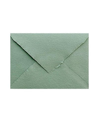 Busta Ministro B6 Verde Oliva Fatta a Mano per Inviti | Marmarina