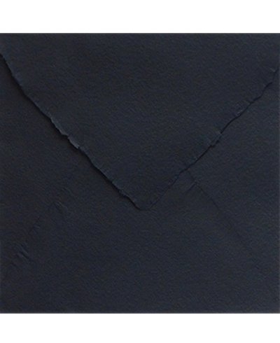Handmade Black Square Envelope | Marmarina