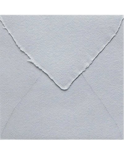 Envelope Quadrado Cinza Claro Feito à Mão para Convites | Marmarina