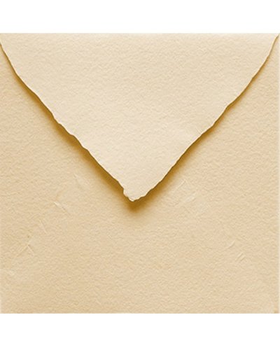 Handmade Square Cream Envelope for Invitations | Marmarina